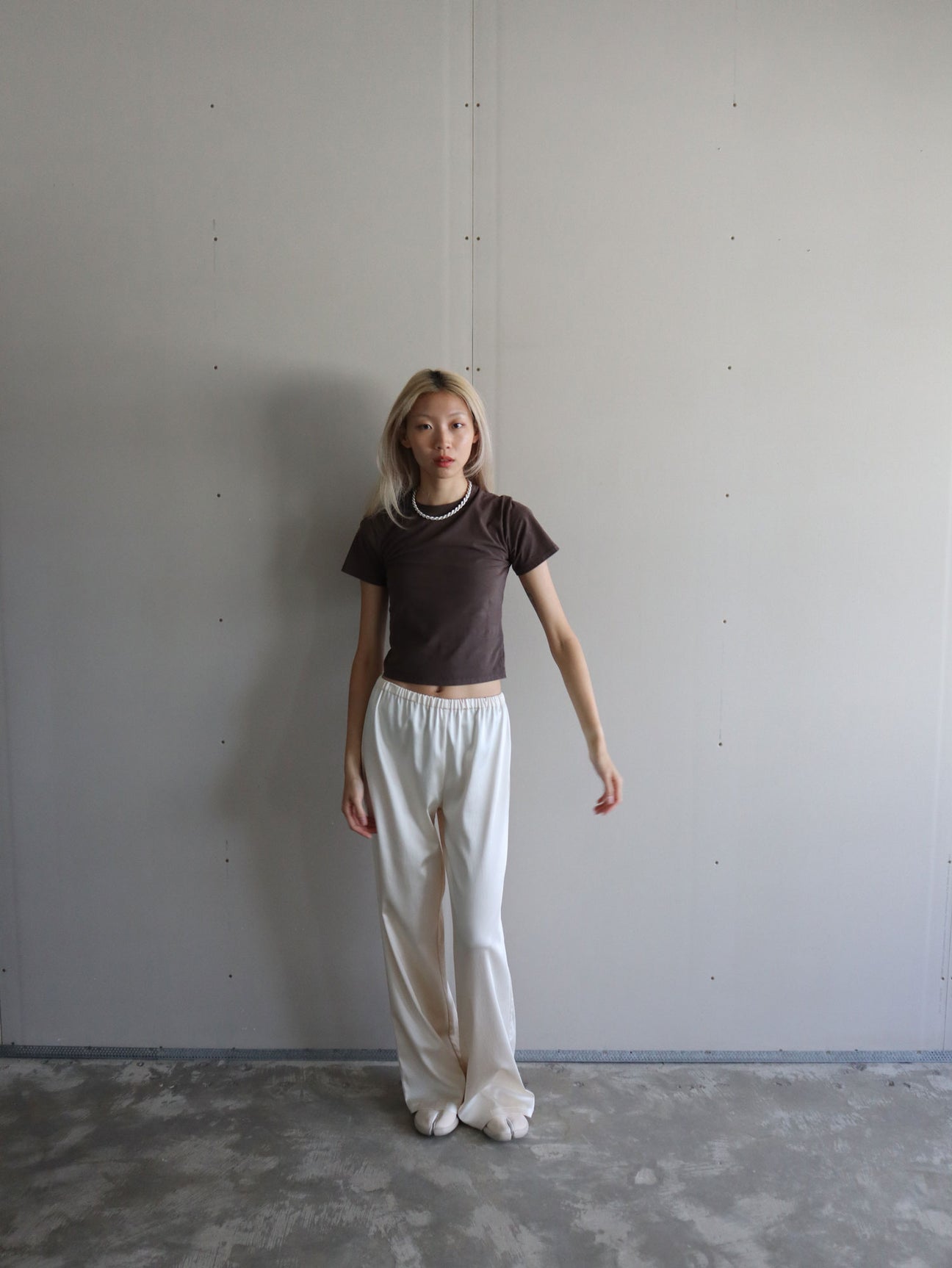 Satin Pants | Ivory