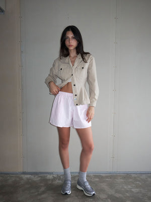 Cotton Shorts | Blush Pink