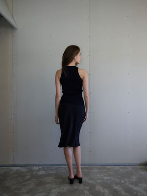 Silk Skirt | Black