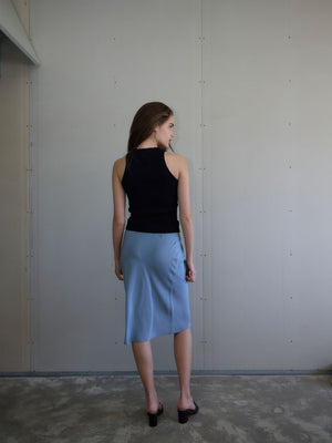 Silk Skirt | Silver