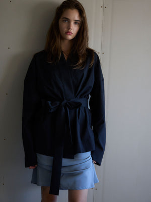 Silk Skirt | Silver