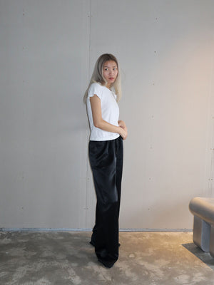 Silk Pants | Black